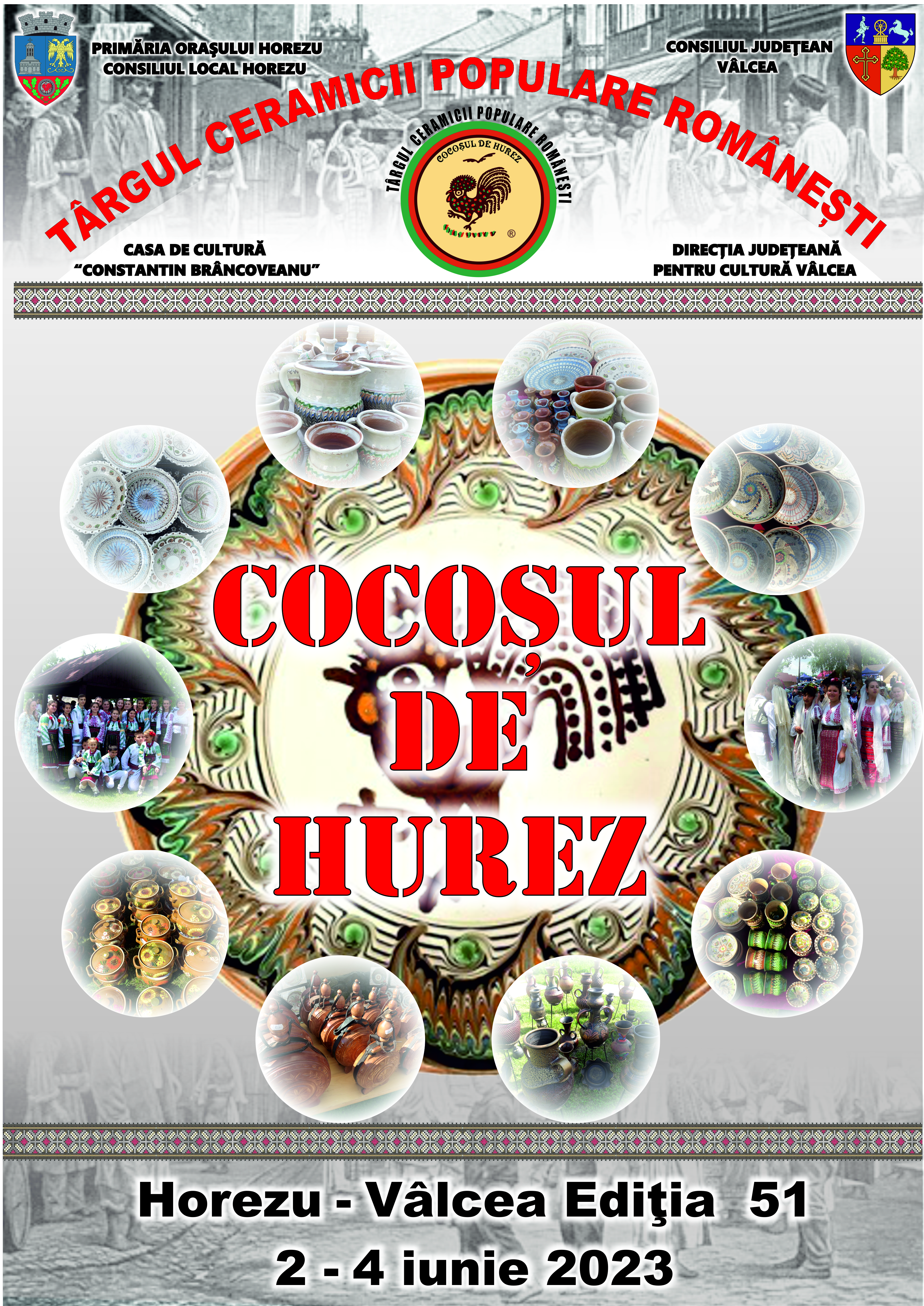 Afiș "Cocoșul de Hurez"